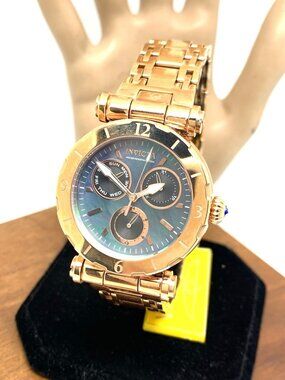 Invicta Women's Watch 24429 Subaqua Rose Gold Quartz Blue Mother of Pearl Dial